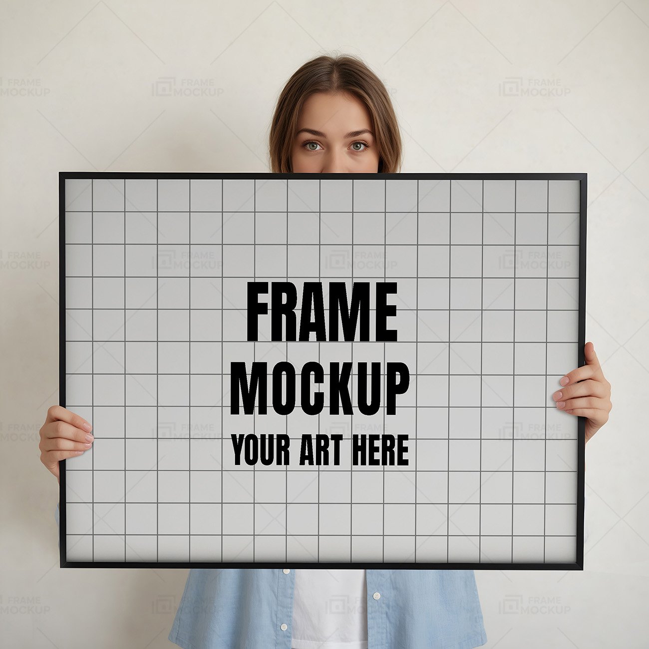 Showcase Your Art with Multi-Purpose PSD Frame Model